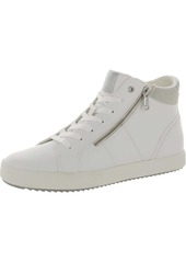Geox Blomiee Womens Leather Lifestyle High-Top Sneakers