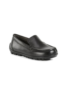 Geox New Fast Driver Moccasin in Black Leather at Nordstrom