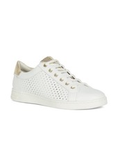 Geox Jaysen 59 Low Top Sneaker in White/Gold at Nordstrom