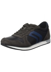 Geox Men's Vinto 3 Fashion Sneaker mud/Blue 40 EU/7 M US
