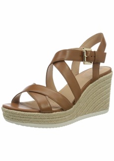 Geox Women's D Ponza A Wedge Sandal Brown  C6001