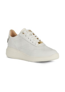 Geox Rubidia Sneaker in White Leather at Nordstrom
