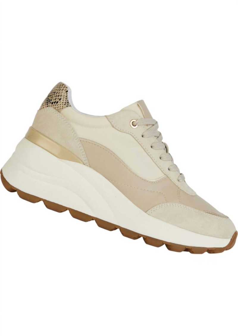 Geox Women's Spherica Ec13 Sneakers In Sand