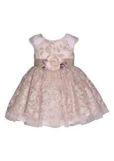 GERSON & GERSON Embroidered Ballerina Party Dress