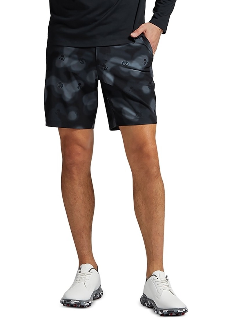 G/Fore Maverick 4 Way Stretch Blur Icon Camo Slim Straight Fit 10 Shorts