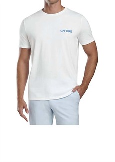 G/FORE Monochrome Circle T-Shirt In Snow