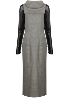 Gianfranco Ferré 2000s contrast-sleeve dress