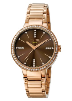 Gianfranco Ferré Ferre Milano Women's Brown Dial Stainless Steel Watch
