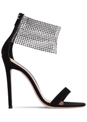 Gianvito Rossi 105mm Embellished Suede Sandals