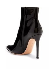 Gianvito Rossi Avril 105MM Patent Leather Ankle Booties