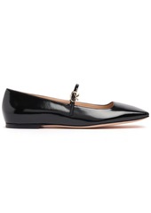 Gianvito Rossi 5mm Christina Patent Leather Flats