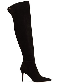 Gianvito Rossi 85mm Jules Suede Knee-high Boots