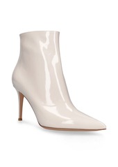 Gianvito Rossi 85mm Patent Leather Ankle Boots