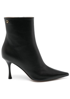 Gianvito Rossi 85mm pointy-toe leather boots