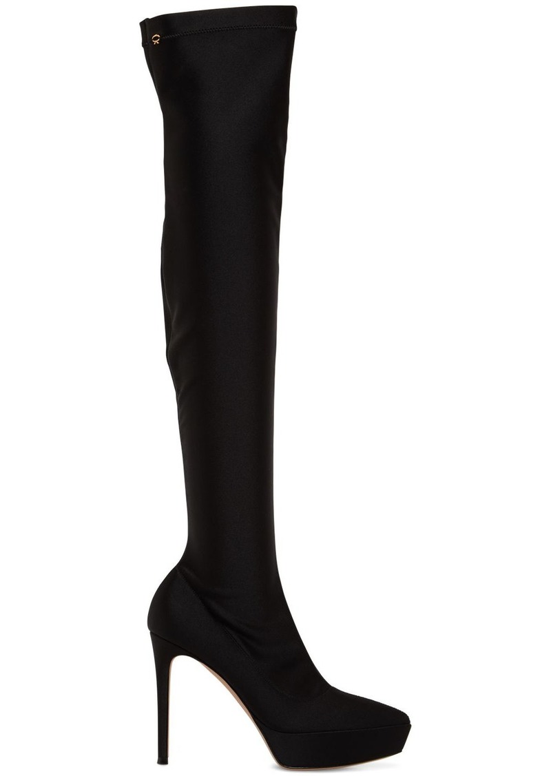 Gianvito Rossi 85mm Stretch Lycra Over-the-knee Boots