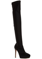 Gianvito Rossi 85mm Stretch Lycra Over-the-knee Boots