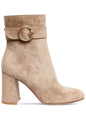 Gianvito Rossi 85mm Suede Ankle Boots