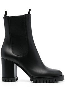 Gianvito Rossi 90mm leather ankle boots