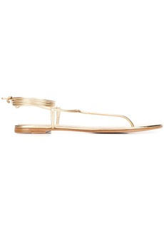 Gianvito Rossi ankle strap flat sandals