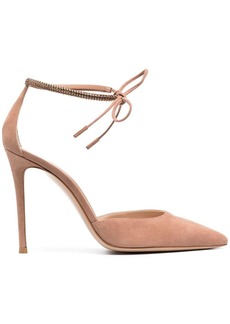 Gianvito Rossi ankle-tie pointed pumps