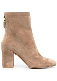 Gianvito Rossi Bellamy 85mm suede ankle boots