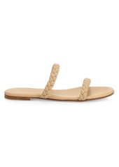Gianvito Rossi Marley Braided Leather Slides