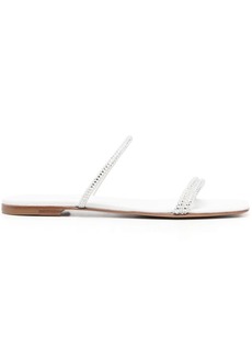 Gianvito Rossi Cannes leather slip-on sandals