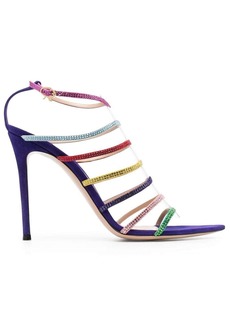 Gianvito Rossi Mirage 105mm crystal-embellished sandals