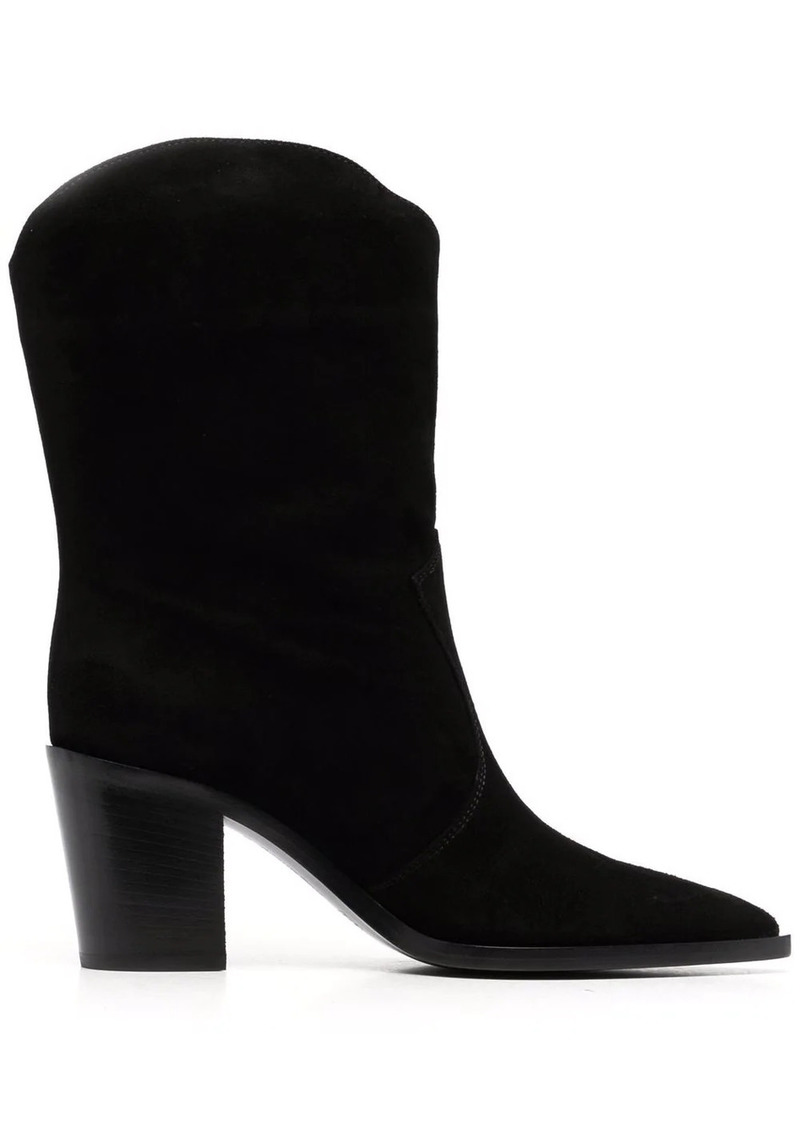 Gianvito Rossi Denver 70mm suede ankle boots