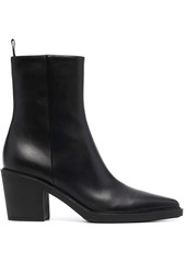 Gianvito Rossi Dylan leather ankle boots