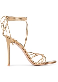 Gianvito Rossi Sylvie 105mm lace-up sandals