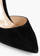 Gianvito Rossi - Astrid embellished suede pumps - Black - EU 39.5