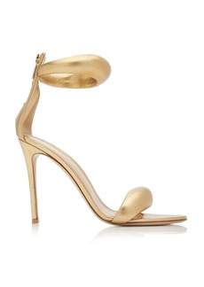Gianvito Rossi - Bijoux Leather Sandals - Gold - IT 36 - Moda Operandi