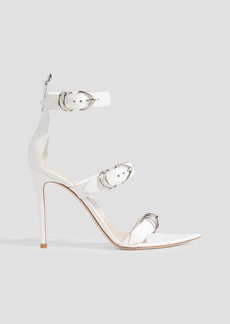 Gianvito Rossi - Buckle-detailed leather sandals - White - EU 35.5
