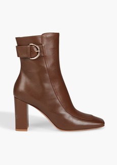 Gianvito Rossi - Buckled leather ankle boots - Brown - EU 37