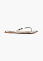 Gianvito Rossi - Calypso mirrored-leather sandals - Metallic - EU 35