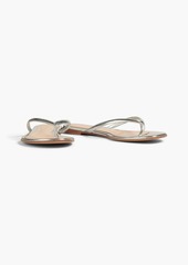 Gianvito Rossi - Calypso mirrored-leather sandals - Metallic - EU 35