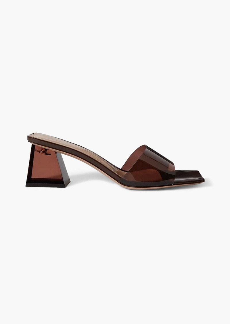 Gianvito Rossi - Cosmic 55 PVC mules - Brown - EU 36