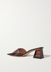 Gianvito Rossi - Cosmic 55 PVC mules - Brown - EU 36