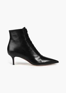 Gianvito Rossi - Gillian lace-up leather ankle boots - Black - EU 36.5