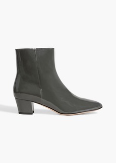 Gianvito Rossi - Ginnie patent-leather ankle boots - Gray - EU 41