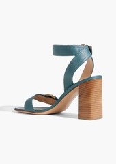 Gianvito Rossi - Harper 85 buckled leather sandals - Blue - EU 35