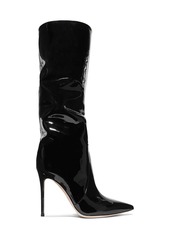 Gianvito Rossi - Heather patent-leather knee boots - Black - EU 40