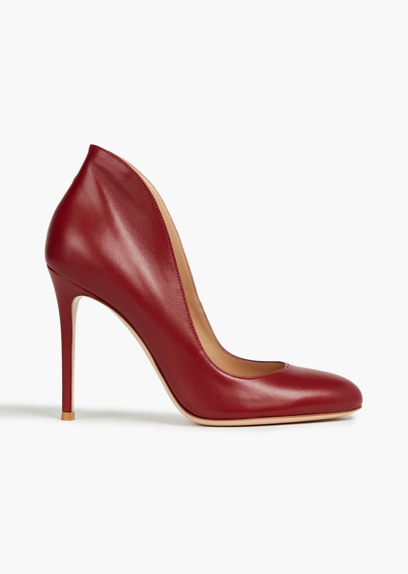 Gianvito Rossi - Leather pumps - Burgundy - EU 36