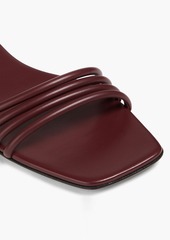 Gianvito Rossi - Lena 05 leather sandals - Burgundy - EU 38