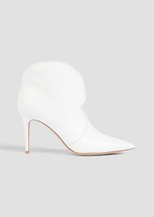 Gianvito Rossi - Mable leather ankle boots - White - EU 40.5