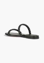 Gianvito Rossi - Marley braided leather sandals - Black - EU 35