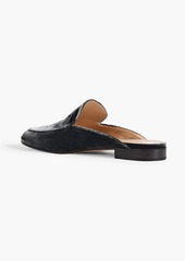 Gianvito Rossi - Palau velvet slippers - Black - EU 36.5
