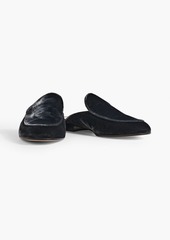 Gianvito Rossi - Palau velvet slippers - Black - EU 36.5