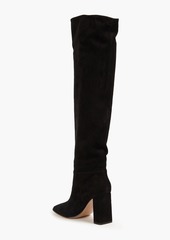 Gianvito Rossi - Piper suede thigh boots - Black - EU 35